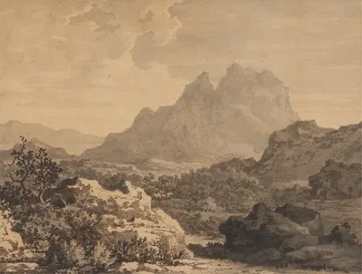 Mountainous Landscape by Александр Козенс — digital art print download