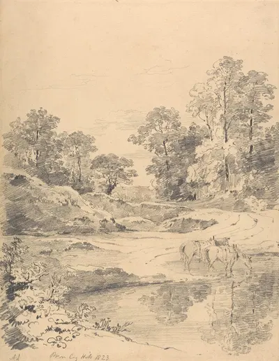 Bromley Hill, Kent by Амелия Лонг, 1823 — digital art print download