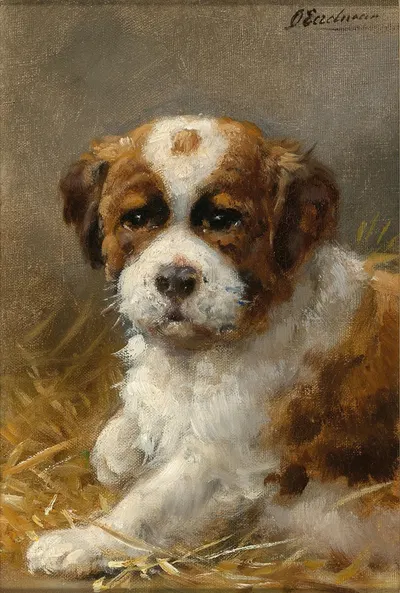 A Young St Bernard by Отто Эерелман — digital art print download
