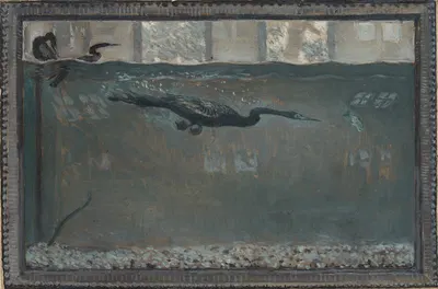 Diving Cormorant by Отто Генри Бахер, 1900 — digital art print download