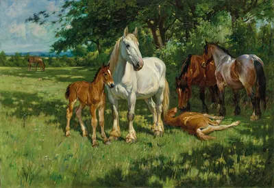 Maternity by Райт Баркер, 1898 — digital art print download