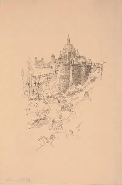 Парк Морнингсайд и больница Святого Луки by Шарль Фредерик Уильям Мелятц, 1898 — digital art print download