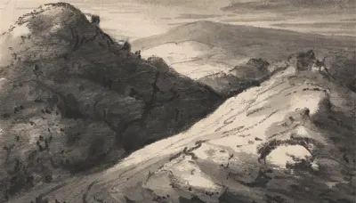 Composition: Hilly Country by Dr. Thomas Monro — digital art print download