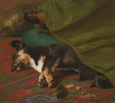 While Sleeping Dogs Lie by Джон Эмс — digital art print download