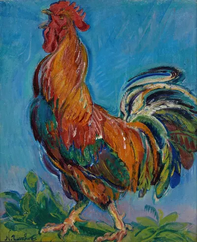 Le coq chantant by Николай Александрович Таркофф — digital art print download