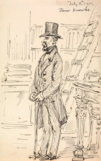 Sir James Thomas Knowles by Эйр Кроу, 1901 — digital art print download