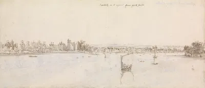 Lambeth from York House by Фрэнсис Плейс — digital art print download