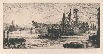 Разрушение Агаменмона, № 1 by Фрэнсис Сеймур Хейден, 1870 — digital art print download