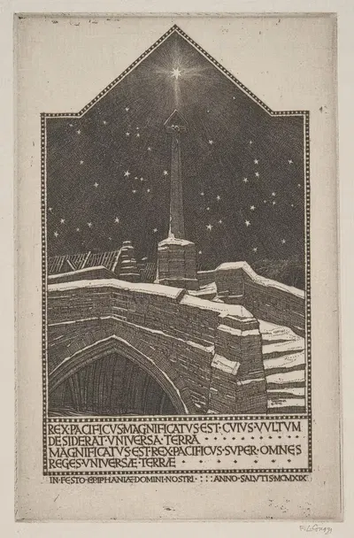 Богоявление by Фредерик Ландсиир Маур Григгс, 1919 — digital art print download