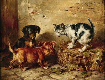 The Master of the House by Carl Reichert, 1886 — digital art print download