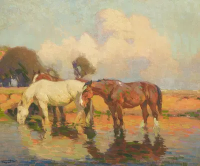 The day's work done by Фредерик Холл — digital art print download