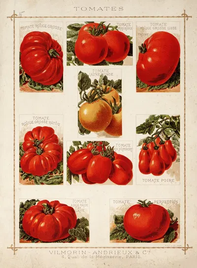 Tomates by Vilmorin-Andrieux et Cie — digital art print download