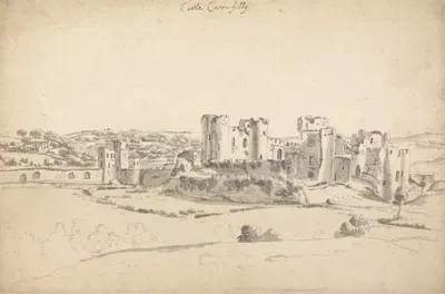 Caerphilly Castle. by Хендрик Данкерс — digital art print download