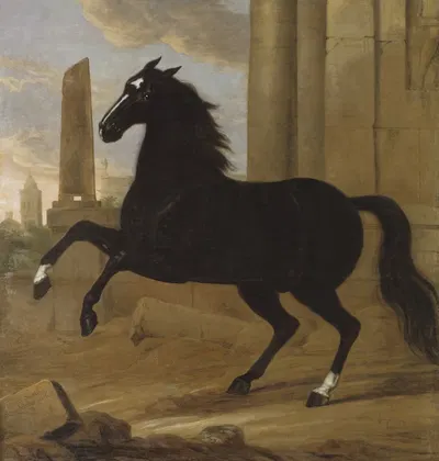 Favourite, one of King Karl XI's riding horses by Давид Клёкер Эренштраль, 1689 — digital art print download