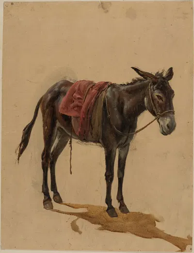 Esel by Иоганн Баптист Кирнер, 1832-1837 — digital art print download