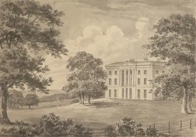 West Hill, the seat of D.H. Rucker by Humphry Repton — digital art print download