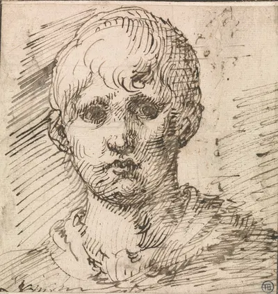 Head of a Boy by Inigo Jones — digital art print download