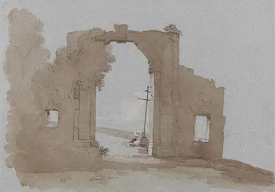 Nemi by James William Giles, 1824 — digital art print download