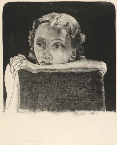 La Bionda by John Copley, 1937 — digital art print download