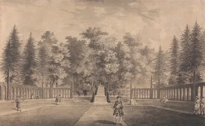 A View of Esq. Turner's Garden at Valence in Kent by John Donowell — digital art print download