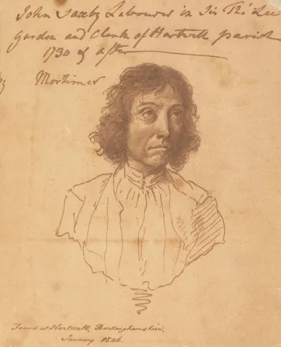 Portrait of John Saxby by Джон Гамильтон Мортимер — digital art print download