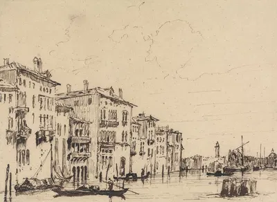 Venetian Scene by Джон Хендерсон — digital art print download