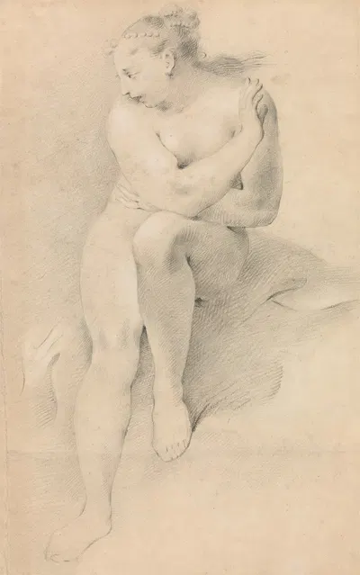 Study of a Classical Female Figure by John Opie — digital art print download
