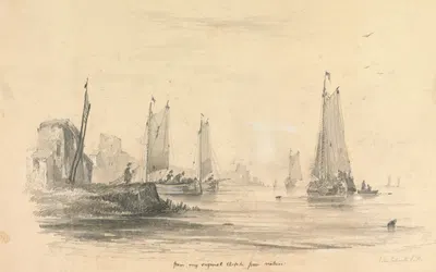 Coast Scene by John Wilson Ewbank — digital art print download