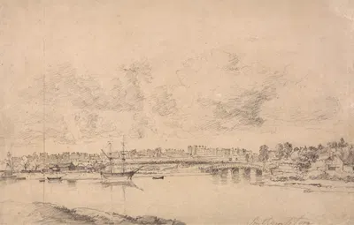 Southampton and Northam from the River Itchen by Джонатан Фишер — digital art print download