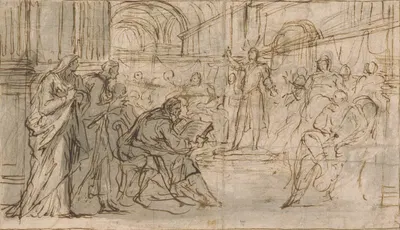 Christ Disputing with the Elders in the Temple by Louis Laguerre — digital art print download