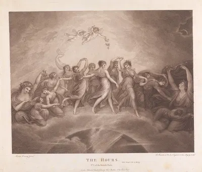 The Hours by Maria Cosway, 1788 — digital art print download