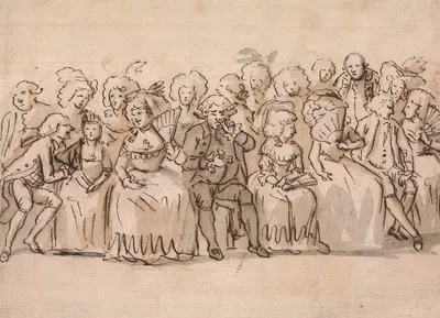A Fashionable Audience by Matthew Haughton — digital art print download