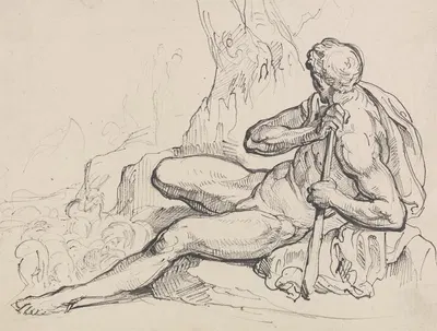 Hercules Resting by Рэмси Ричард Рейнэгл — digital art print download