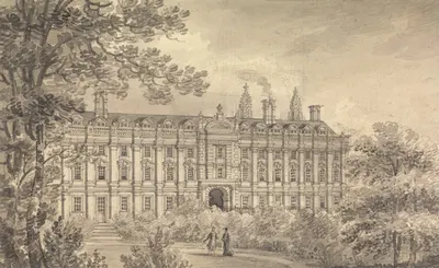 Clare College, Cambridge by Ричард Бэнкс Харраден — digital art print download