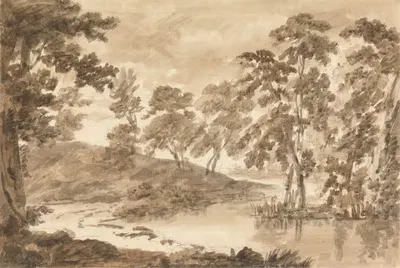 Woodland Landscape by Richard Cooper the Younger — digital art print download