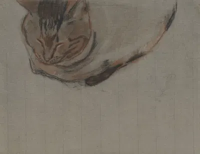 Liggende kat by Тео Нивенхейс, 1876 - 1951 — digital art print download