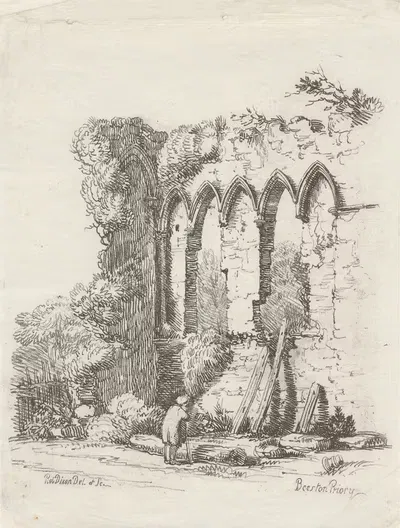 Приорат Бистон, Бистон Реджис by Роберт Диксон, 1810-1811 — digital art print download