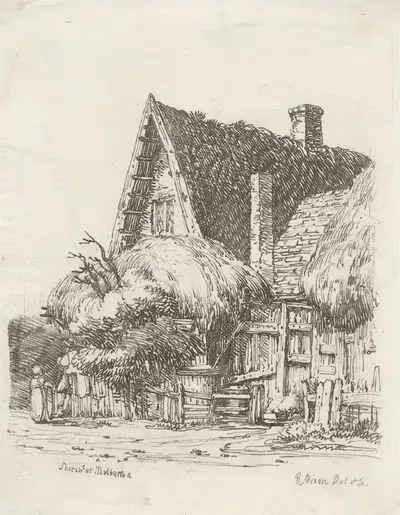Эскиз в Мулбартоне by Роберт Диксон, 1810-1811 — digital art print download