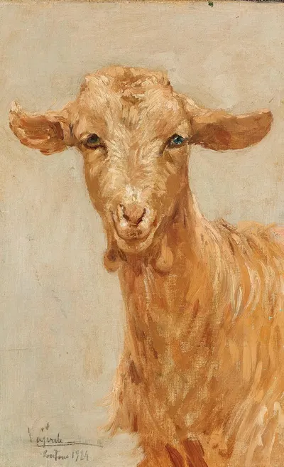 A goat by Винченцо Каприле, 1924 — digital art print download