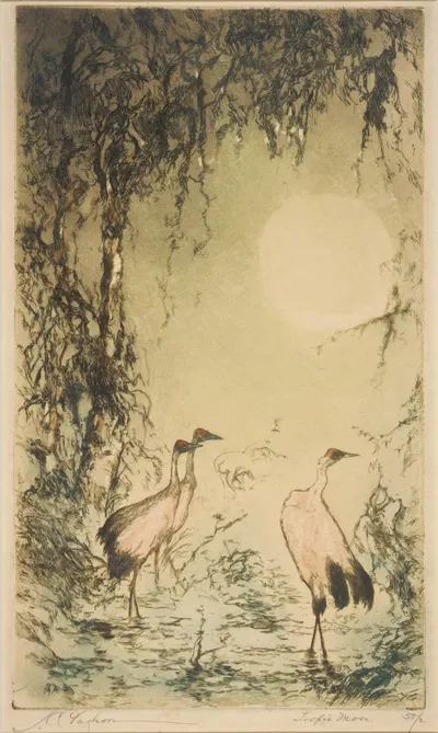 Tropic Moon by Джозеф С. Клагхорн — digital art print download