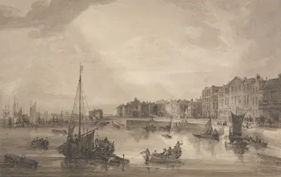 Margate Harbor by Самуэль Оуэн — digital art print download