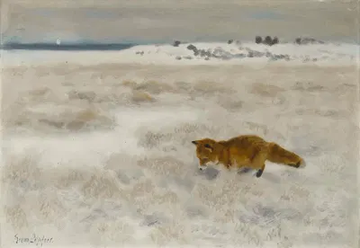 Räv på råttjakt by Бруно Лильефорс — digital art print download