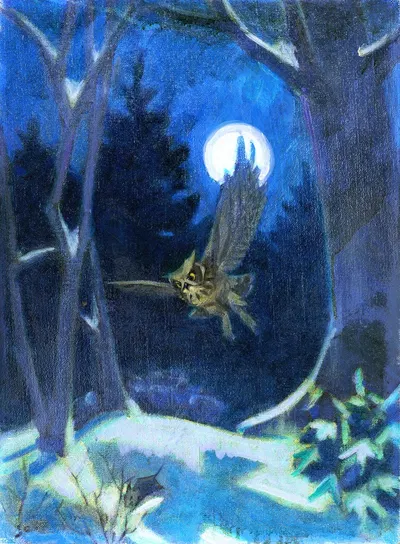 On Silent Wings by Джеймс С. Кулханек, 1963 — digital art print download