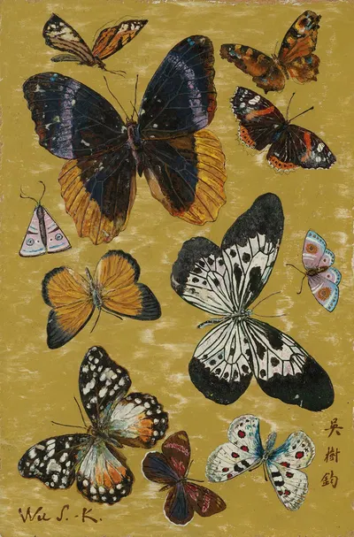Papillons by Wu Shujun — digital art print download