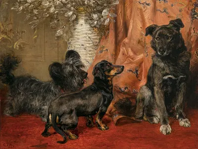Ménage-à-trois by Paul Friedrich Meyerheim, 1889 — digital art print download
