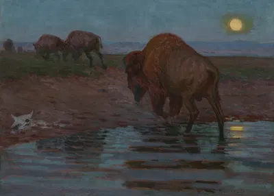 A Nocturne of the Past by Ричард Лоренц, 1906 — digital art print download