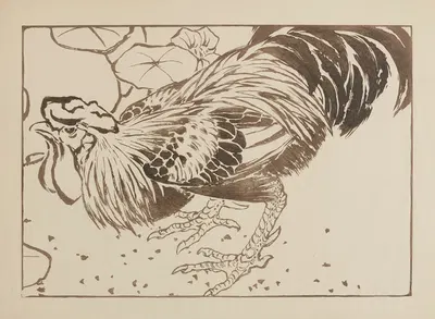 Un coq by Jules Chadel, 1920 — digital art print download