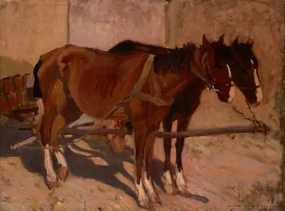 Horses by Станислав Чайковский, 1905 — digital art print download