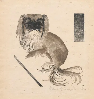 Pekińczyk by Виктория Горыńска, 1938 — digital art print download