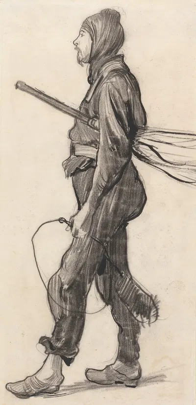 Study of a Chimney Sweeper by Сэр Хьюберт фон Херкомер — digital art print download
